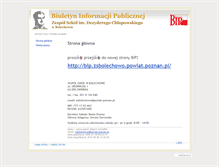 Tablet Screenshot of bip.zsbolechowo.pl